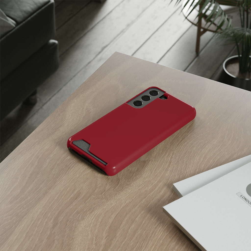 Carmine Red Samsung Case (Card) Phone Case