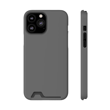 Dim Gray iPhone Case (Card) iPhone 13 Pro Max Matte Without gift packaging Phone Case