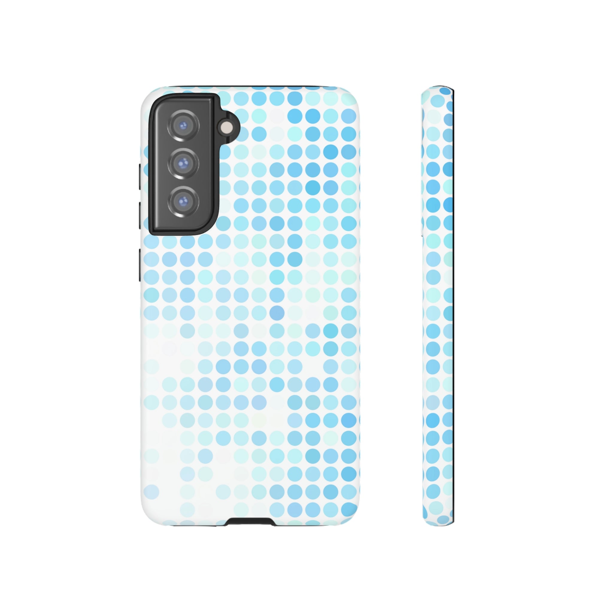 Blue Pixels Android Case (Protective) Samsung Galaxy S21 FE Matte Phone Case