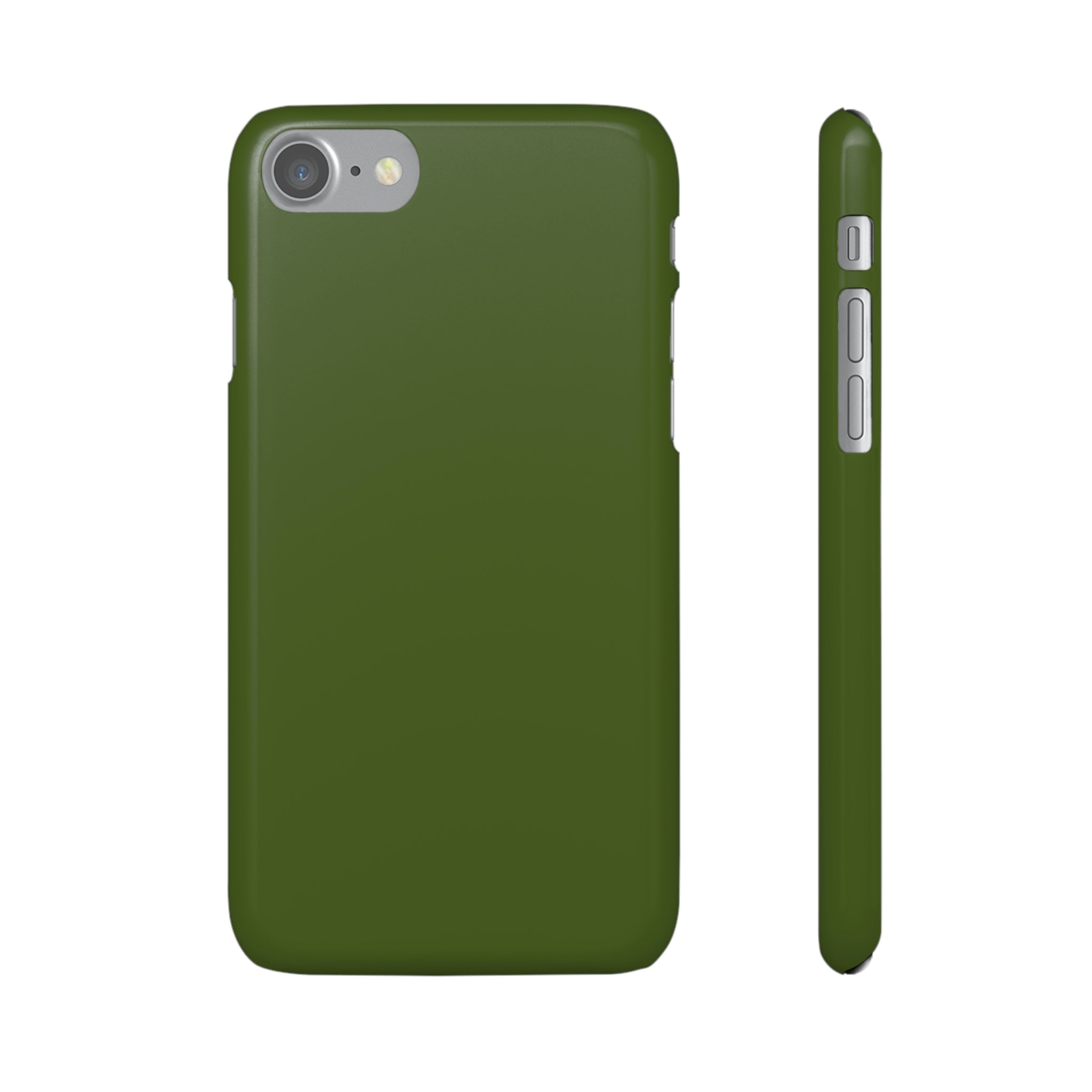 Dark Moss Green iPhone Case (Slim) iPhone 7 Glossy Phone Case