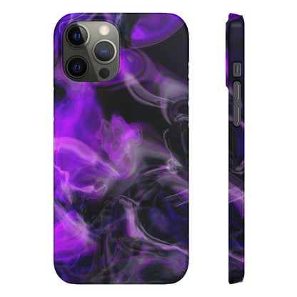 Purple Marble iPhone Case (Slim) iPhone 12 Pro Max Glossy Phone Case