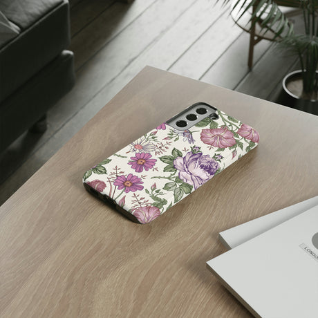 Pastel Vintage Flower Samsung Case (Protective) Phone Case