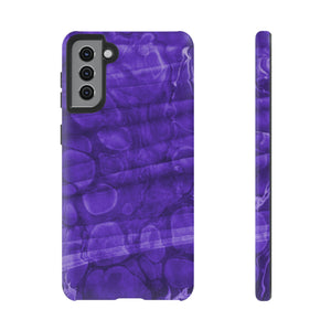 Purple Ebru Art Android Case (Protective) Samsung Galaxy S21 Plus Matte Phone Case