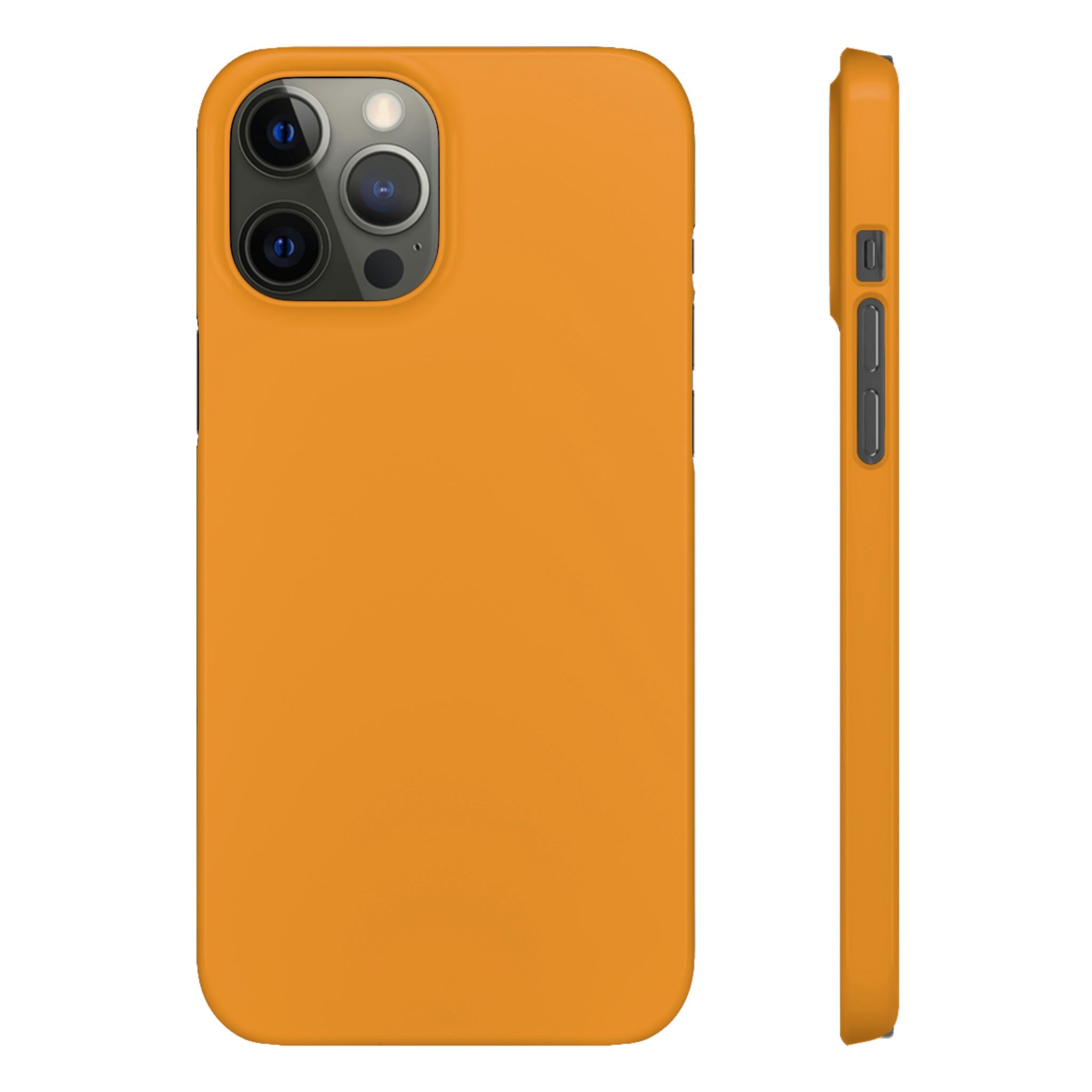 Carrot Orange iPhone Case (Slim) iPhone 12 Pro Max Glossy Phone Case