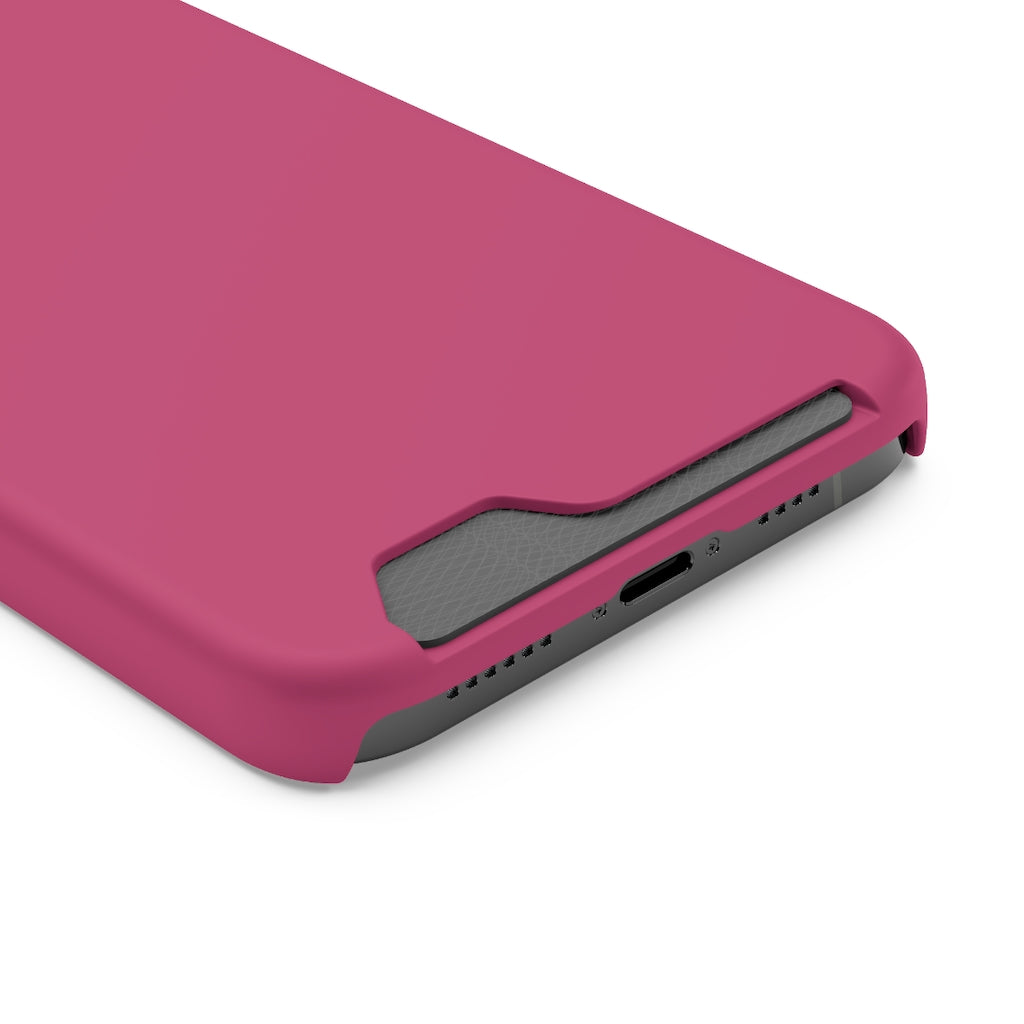 Fuchsia Rose iPhone Case (Card) Phone Case