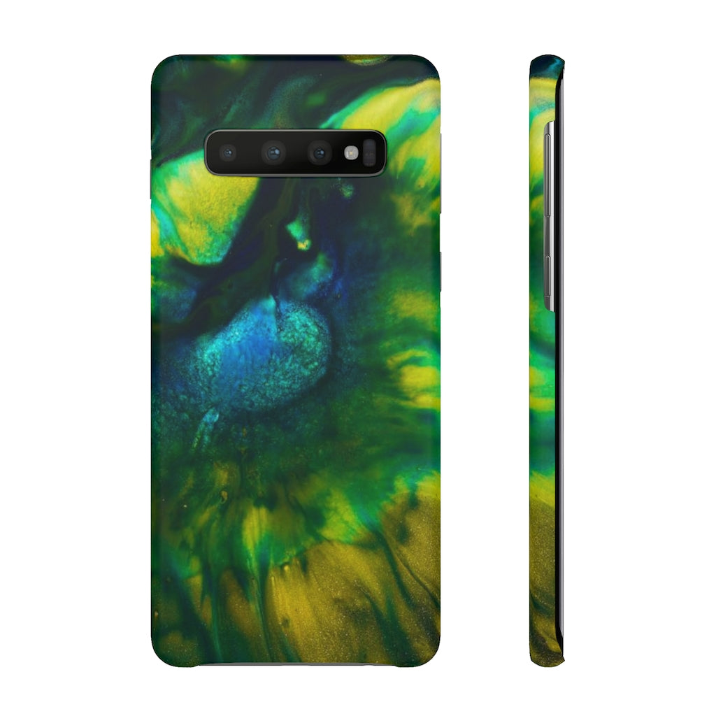 Dragon Eye Ink Art Android Case (Slim) Samsung Galaxy S10 Matte Phone Case