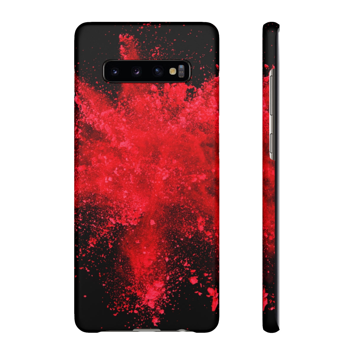 Red Explosion Samsung Case (Slim) Samsung Galaxy S10 Plus Matte Phone Case