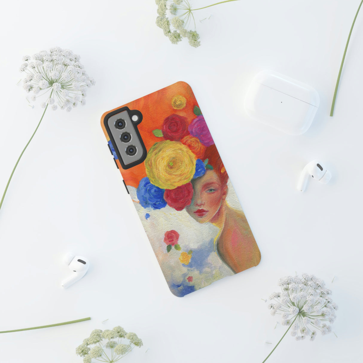 Flower Woman Android Case (Protective) Phone Case