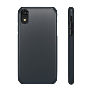 Gunmetal iPhone Case (Slim) iPhone XR Glossy Phone Case