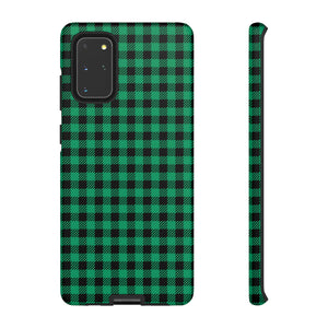 Green Flannel Android Case (Protective) Samsung Galaxy S20+ Matte Phone Case