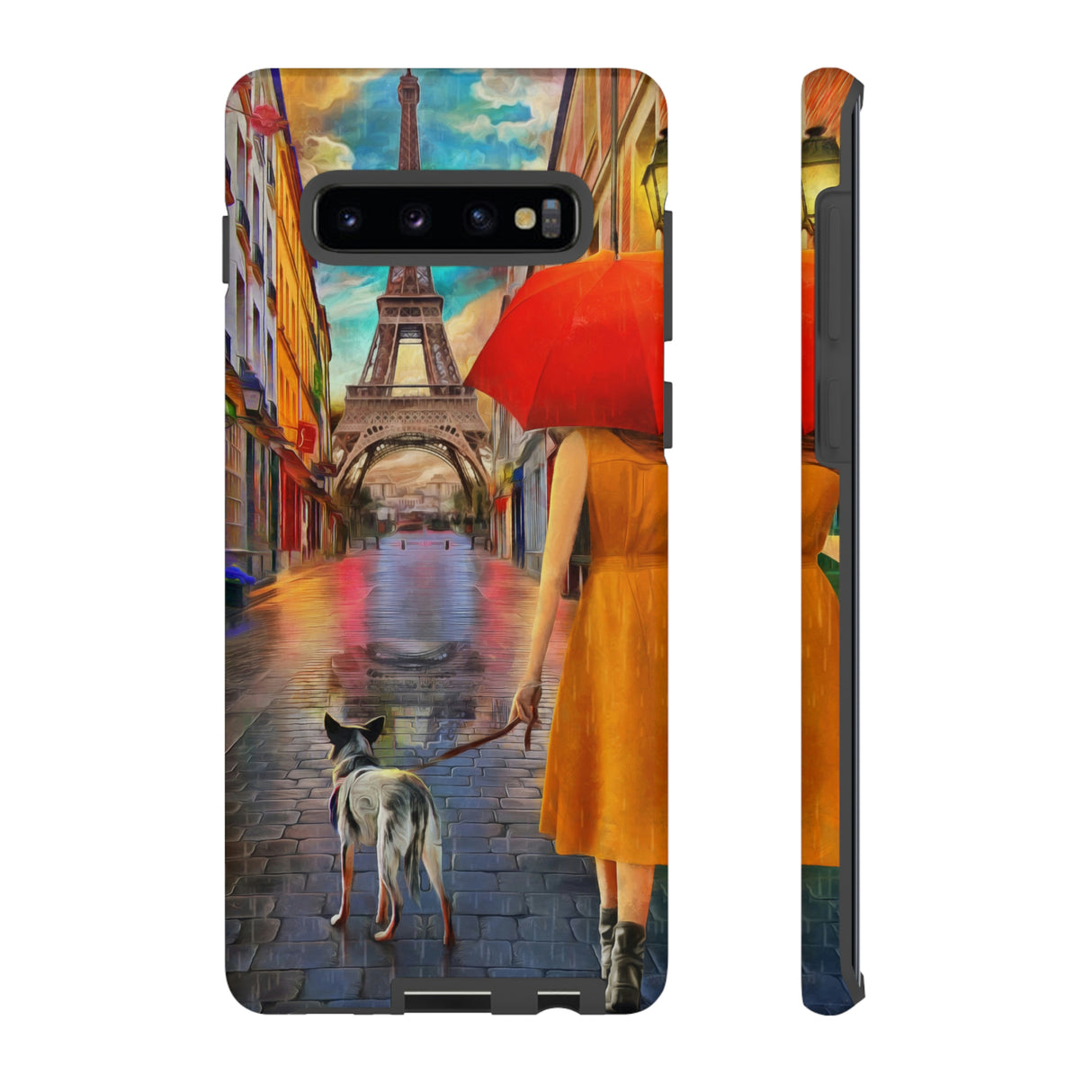 Rainy Day Paris Android Case (Protective) Samsung Galaxy S10 Plus Matte Phone Case