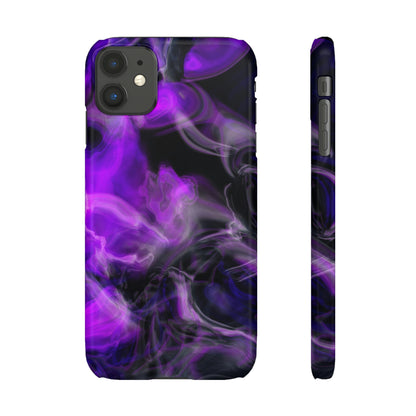 Purple Marble iPhone Case (Slim) iPhone 11 Glossy Phone Case