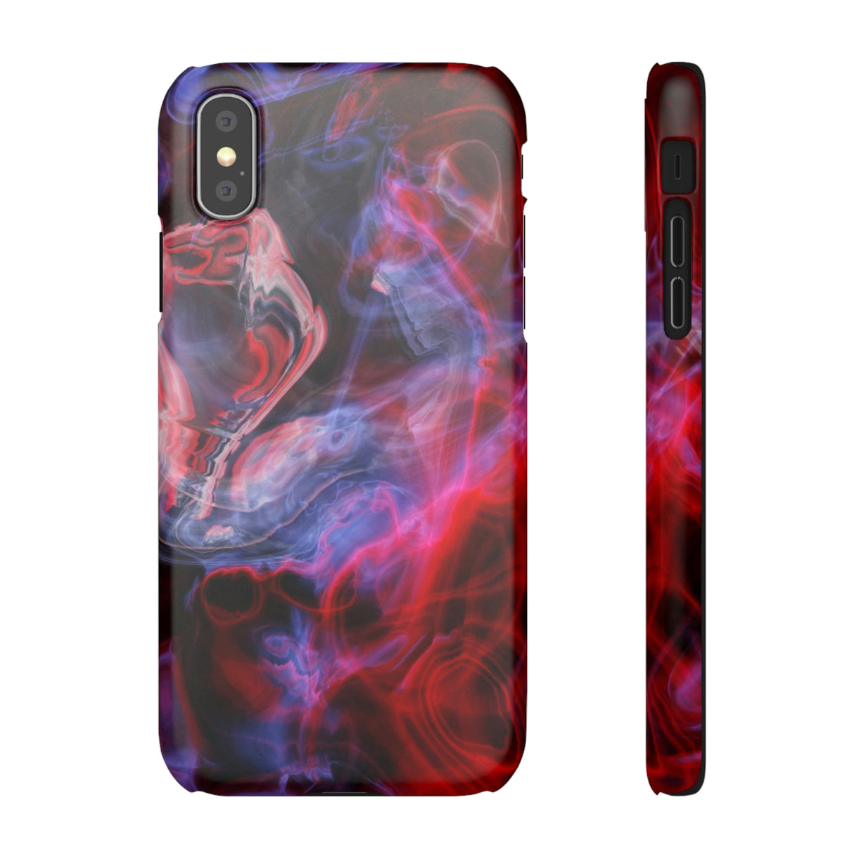 Red Marble iPhone Case (Slim) iPhone XS Matte Phone Case