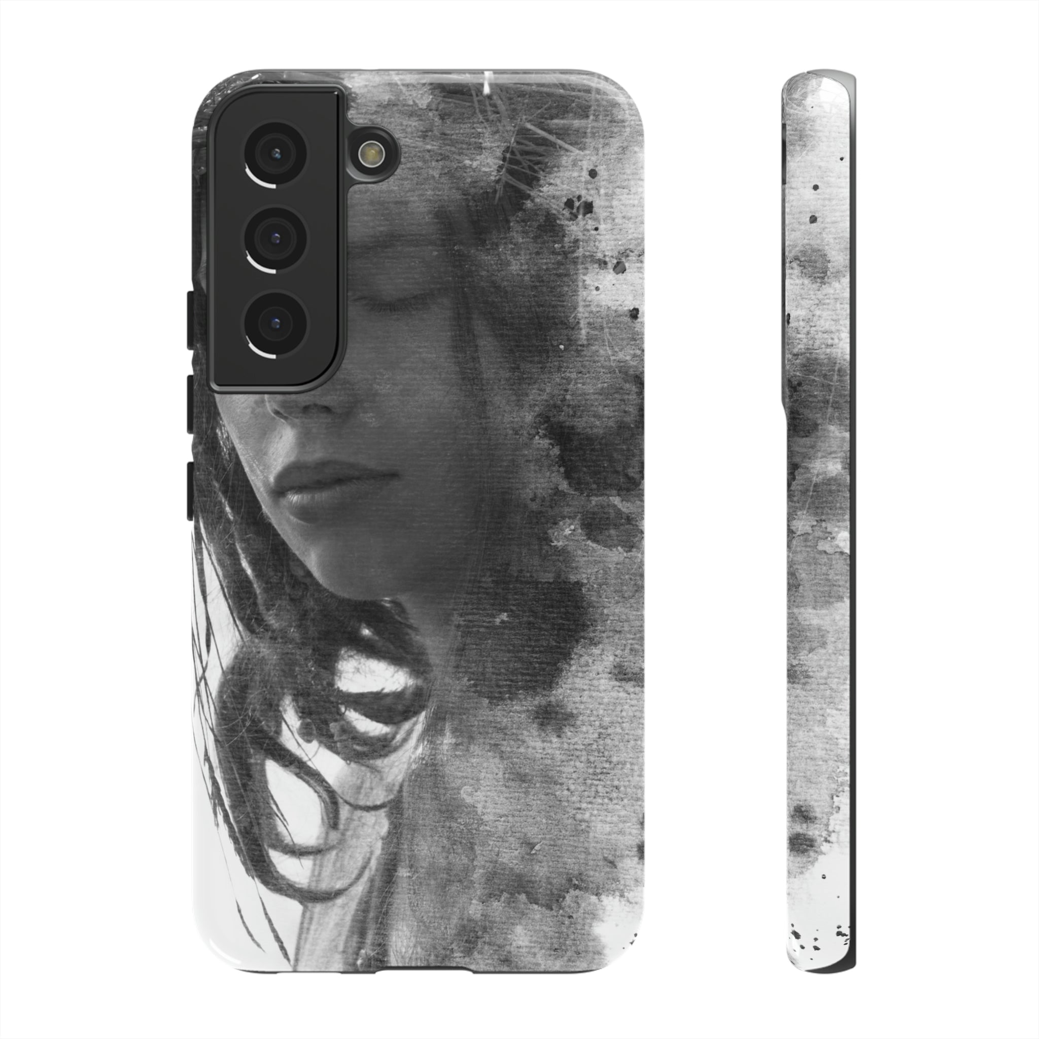 Portrait Lady Android Case (Protective) Samsung Galaxy S22 Glossy Phone Case