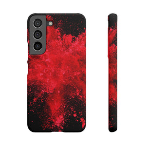 Red Explosion Samsung Case (Slim) Samsung Galaxy S22 Matte Phone Case