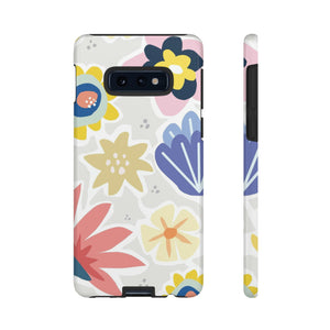 Blue Bouquet Happy Flower Samsung Case (Protective) Samsung Galaxy S10E Glossy Phone Case