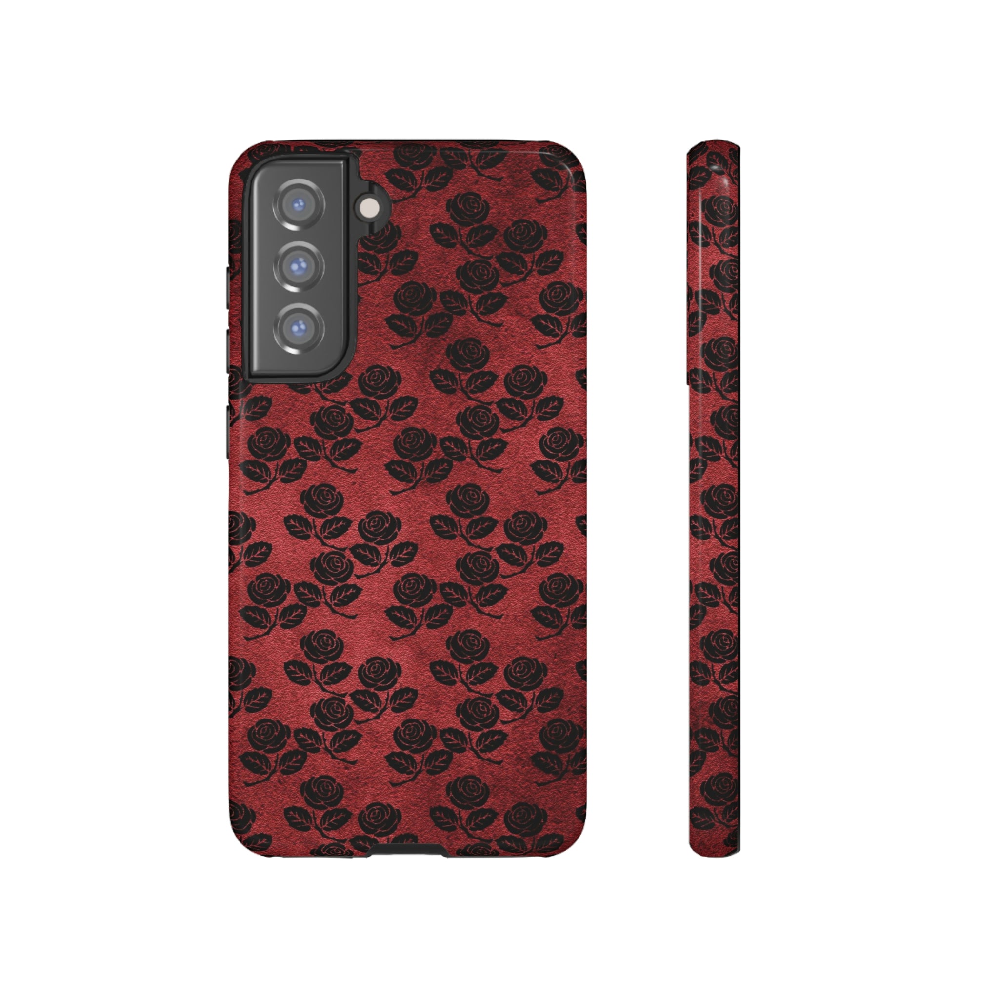 Rosemony Gothic Flower Samsung Case (Protective) Samsung Galaxy S21 FE Glossy Phone Case