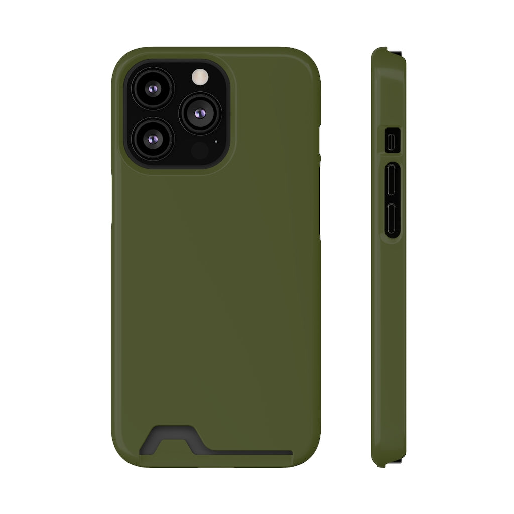 Army Green iPhone Case (Card) iPhone 13 Pro Glossy Without gift packaging Phone Case