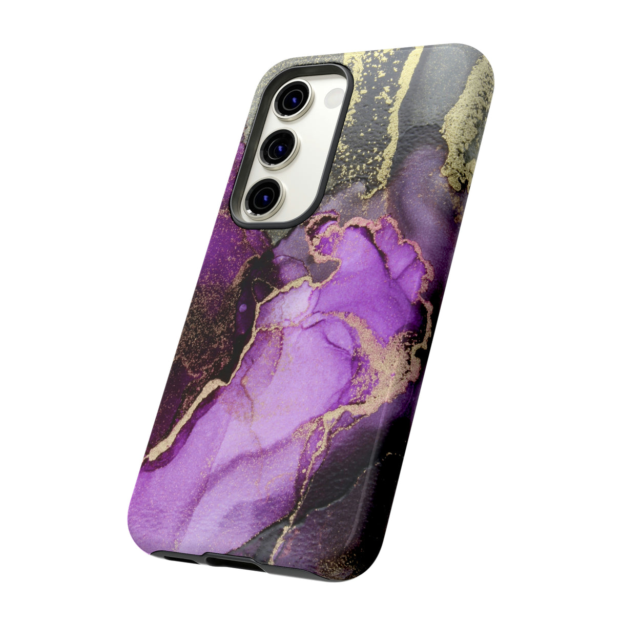 Purple Marble & Gold Android Case (Protective) Phone Case