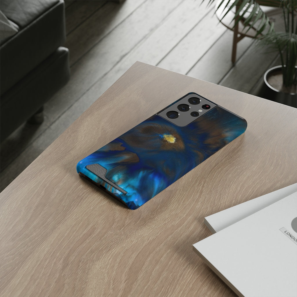 Space Galaxy Ink Art Samsung Case (Card) Phone Case