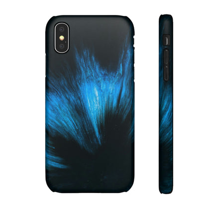 Midnight Shadow Ink Art iPhone Case (Slim) iPhone X Matte Phone Case