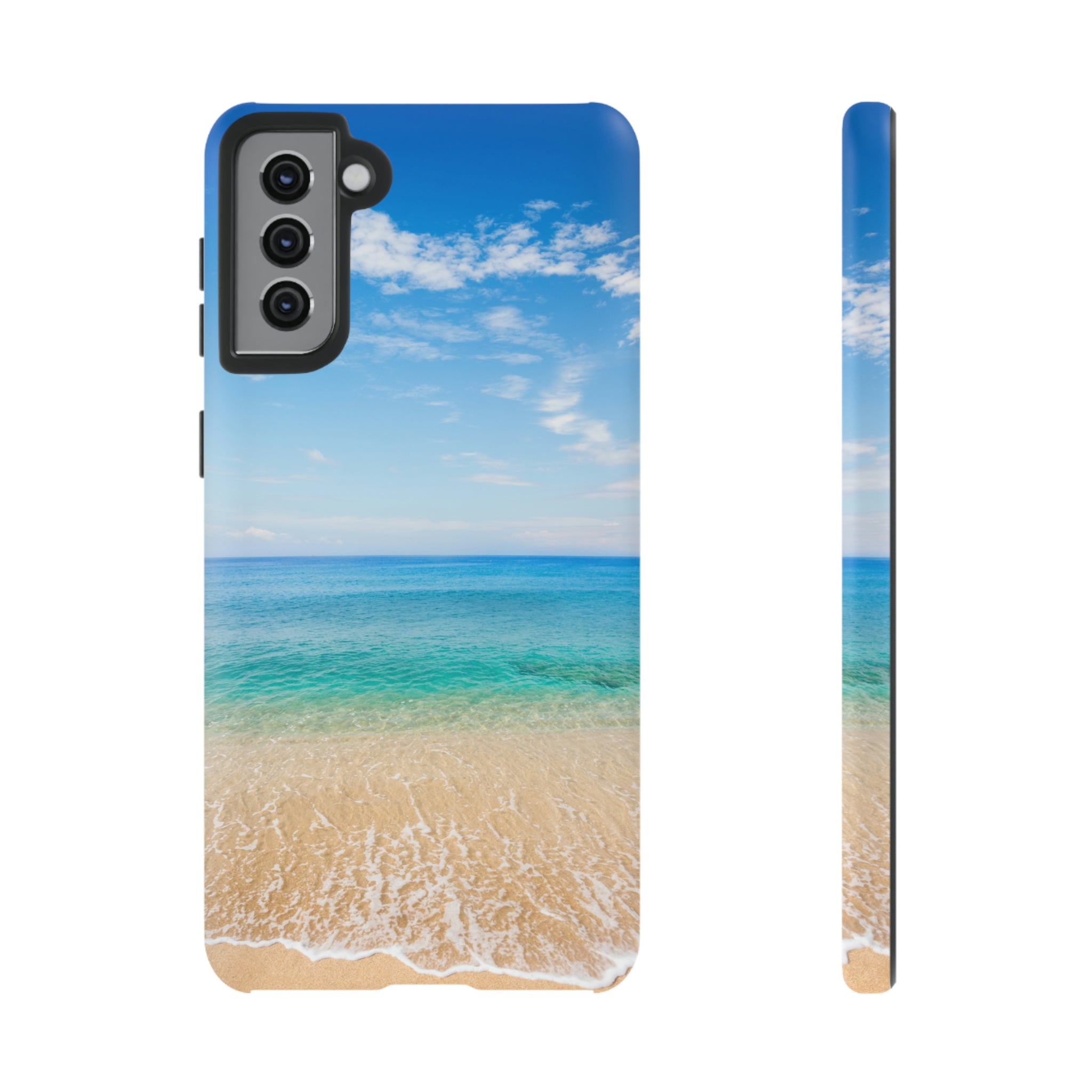 Tropical Beach Android Case (Protective) Samsung Galaxy S21 Plus Matte Phone Case