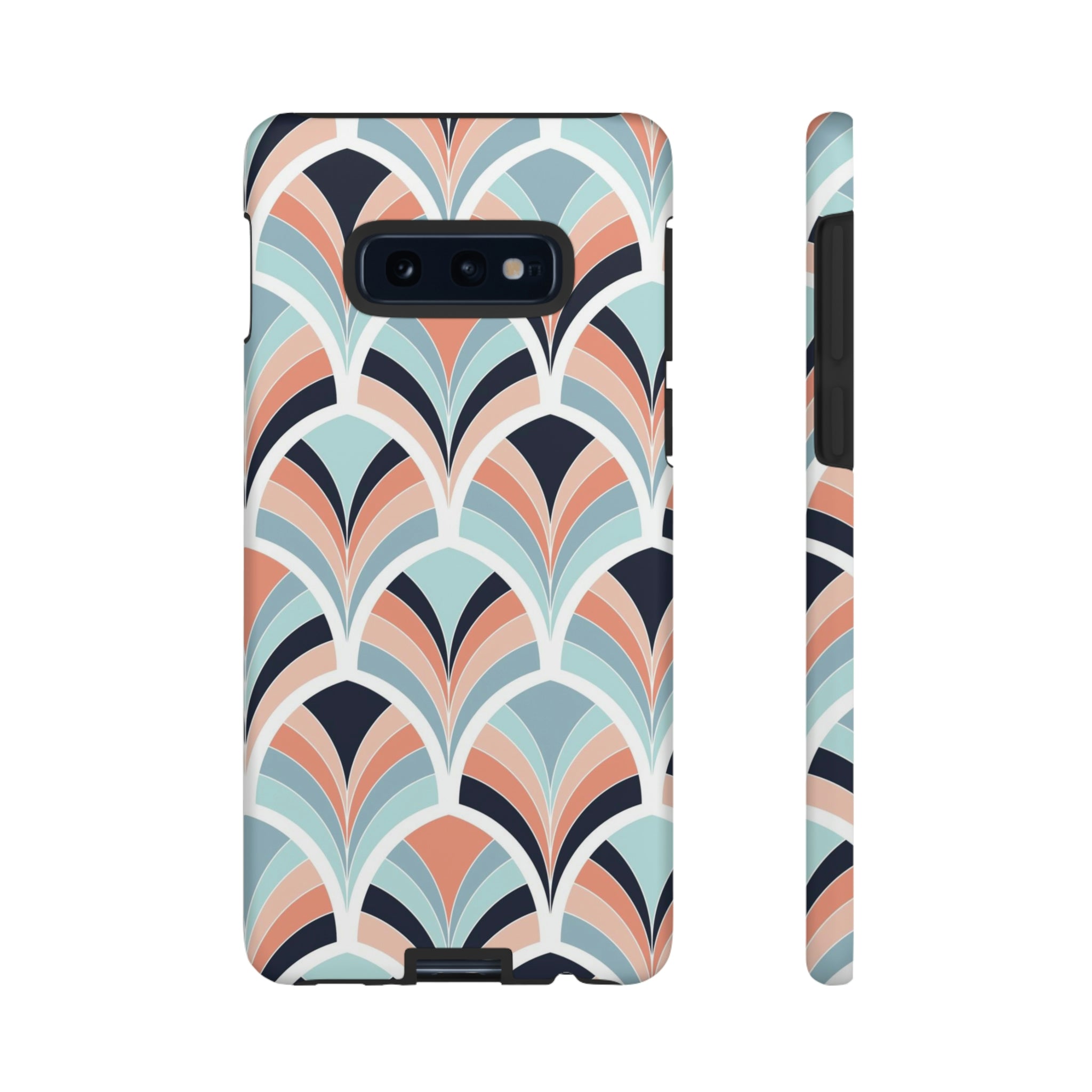 Baby blue Retro Samsung Case (Protective) Samsung Galaxy S10E Matte Phone Case