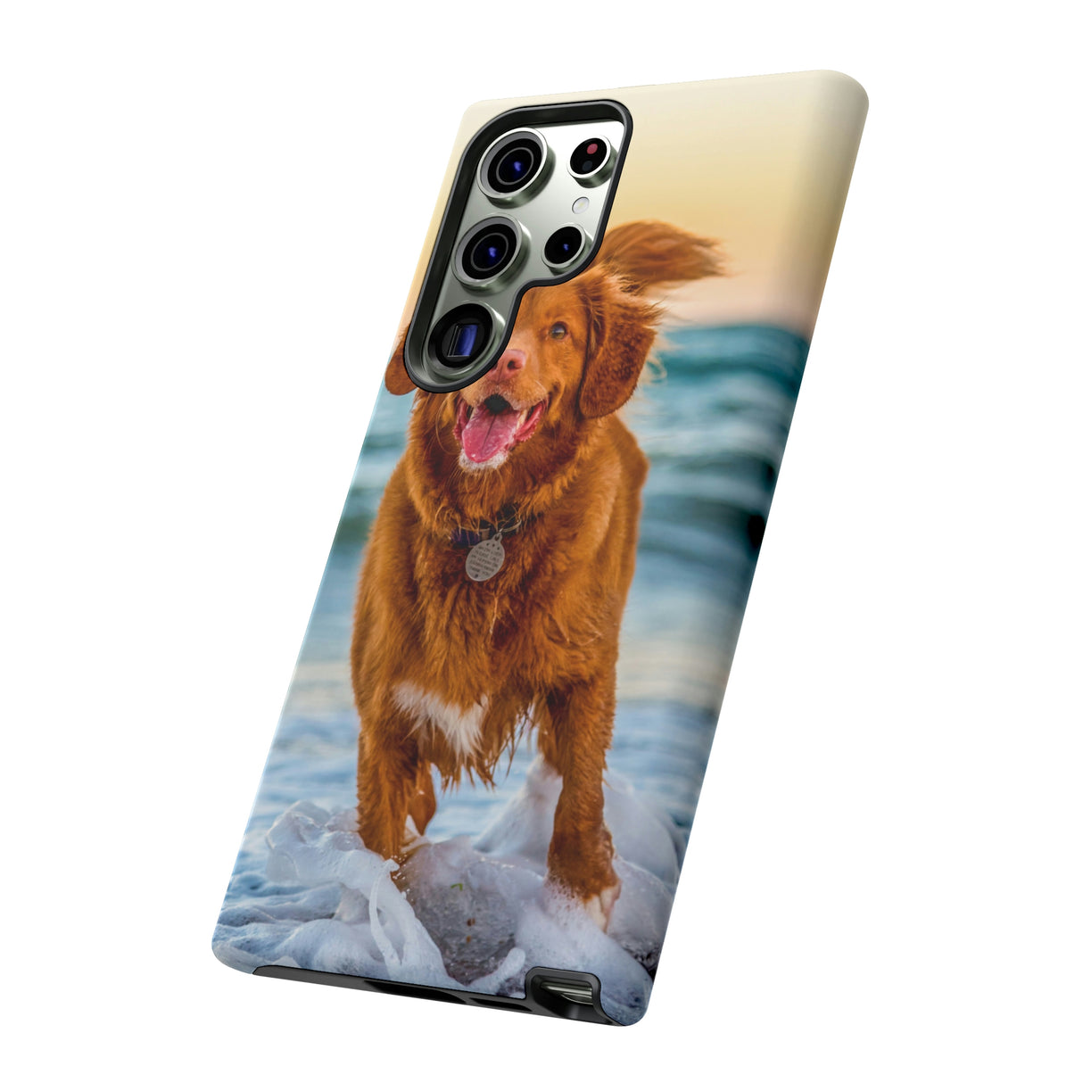 Happy Beach Dog Android Case (Protective) Phone Case