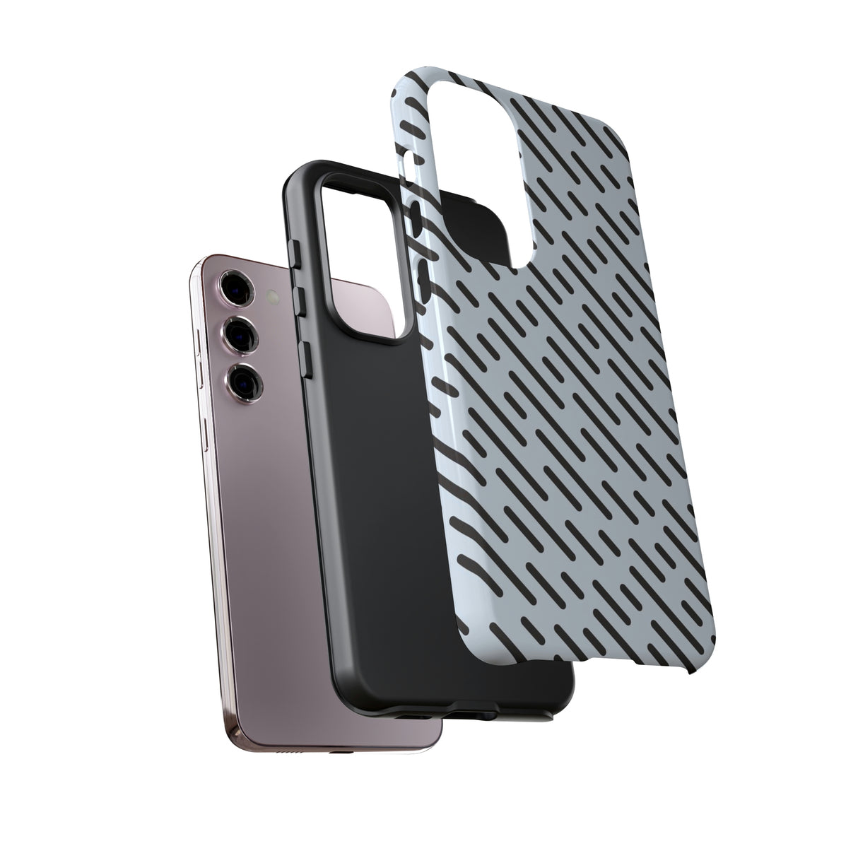 B & W Line Samsung Case (Protective) Phone Case