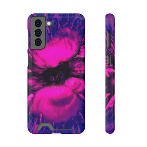 Deep Pink Ink Art Android Case (Card) Samsung Galaxy S21 Plus Glossy Without gift packaging Phone Case