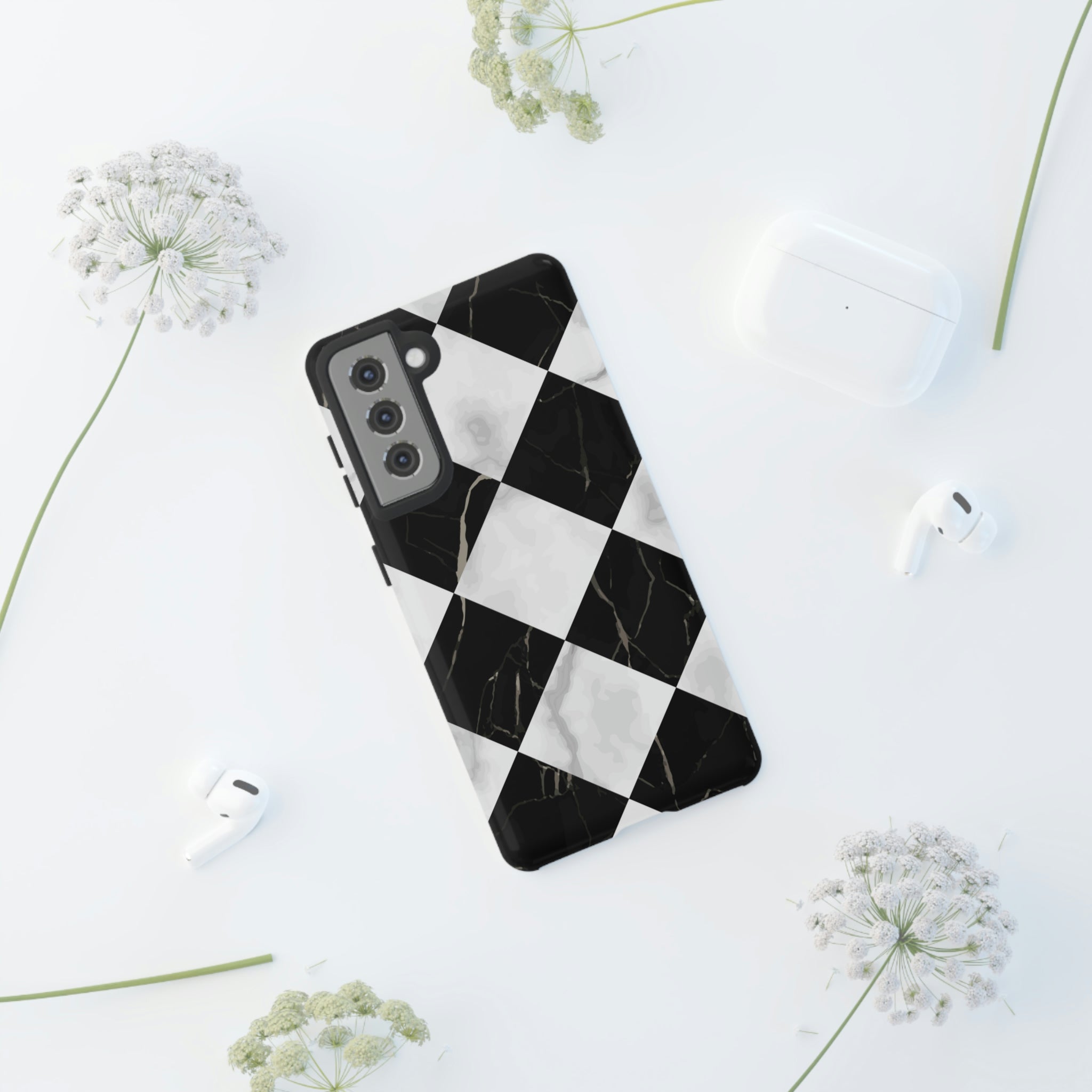 Check Marble Android Case (Protective) Phone Case