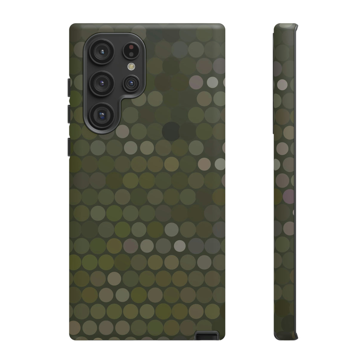 Military Dot Camo Phone case Samsung Galaxy S22 Ultra Matte Phone Case