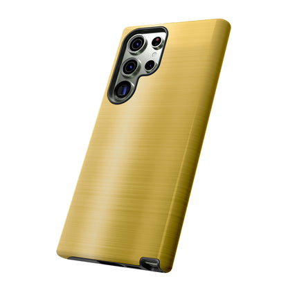 Gold Metal Android Case (Protective) Phone Case