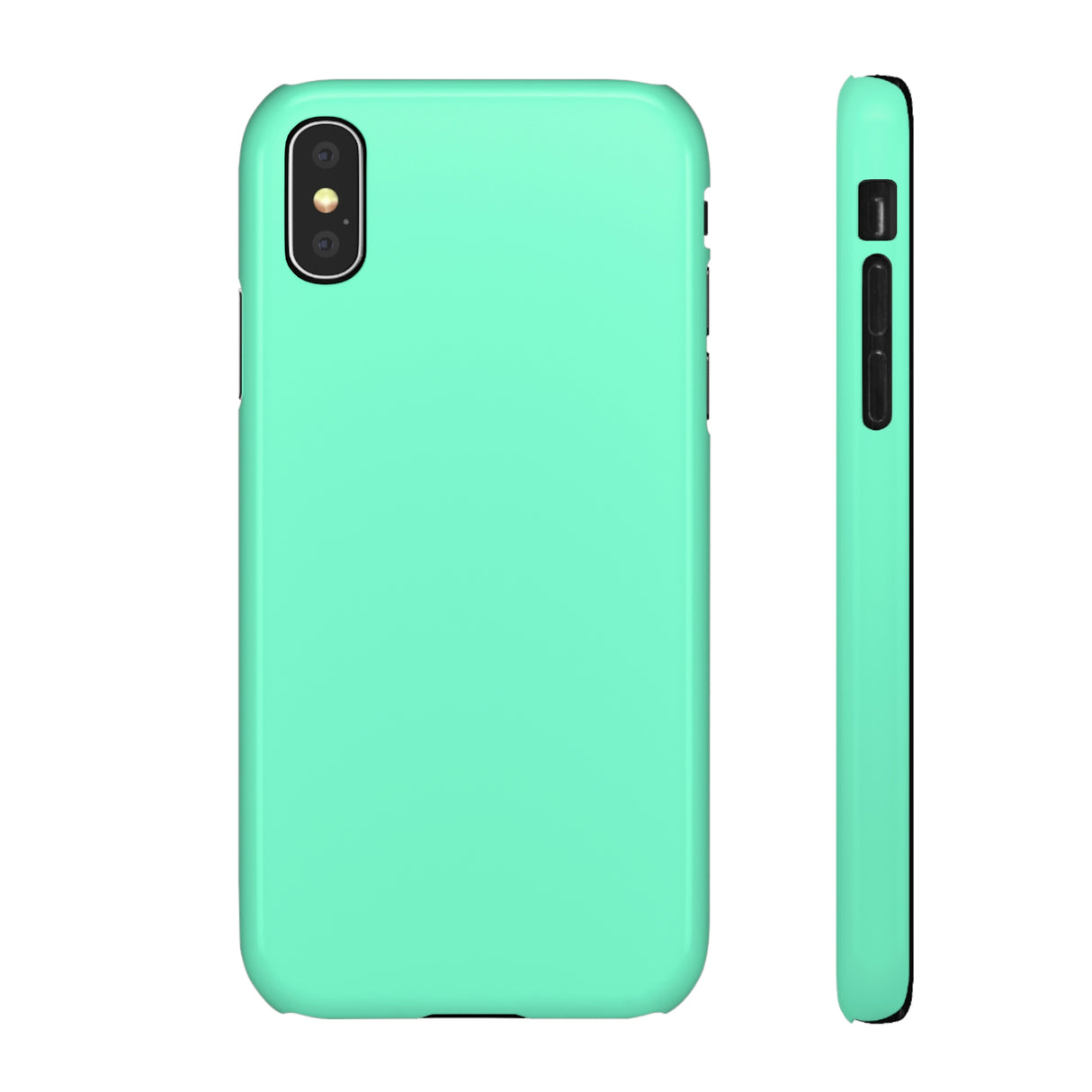 Aquamarine iPhone Case (Slim) iPhone X Glossy Phone Case