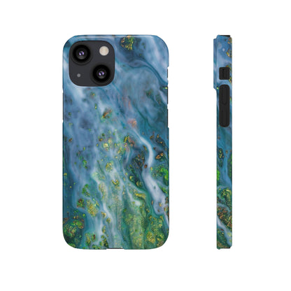 Forest Mist Ink Art iPhone Case (Slim) iPhone 13 Mini Glossy Phone Case