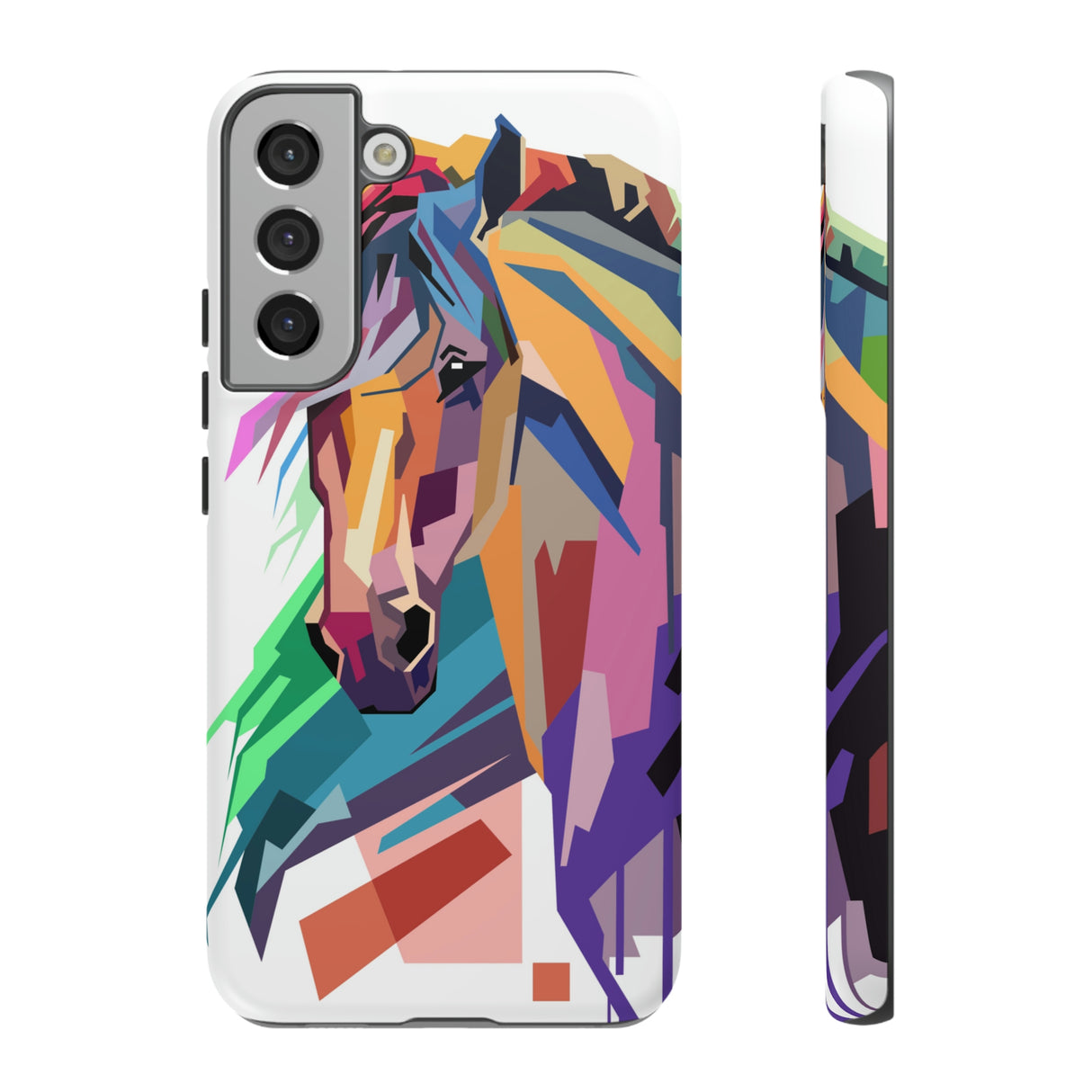 Illustration Horse Android Case (Protective) Samsung Galaxy S22 Plus Matte Phone Case