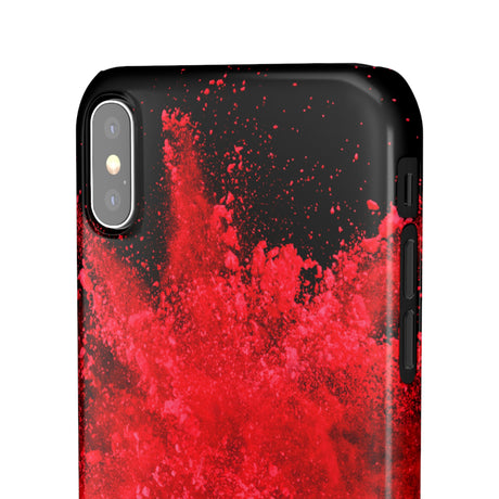 Red Explosion iPhone Case (Slim) Phone Case