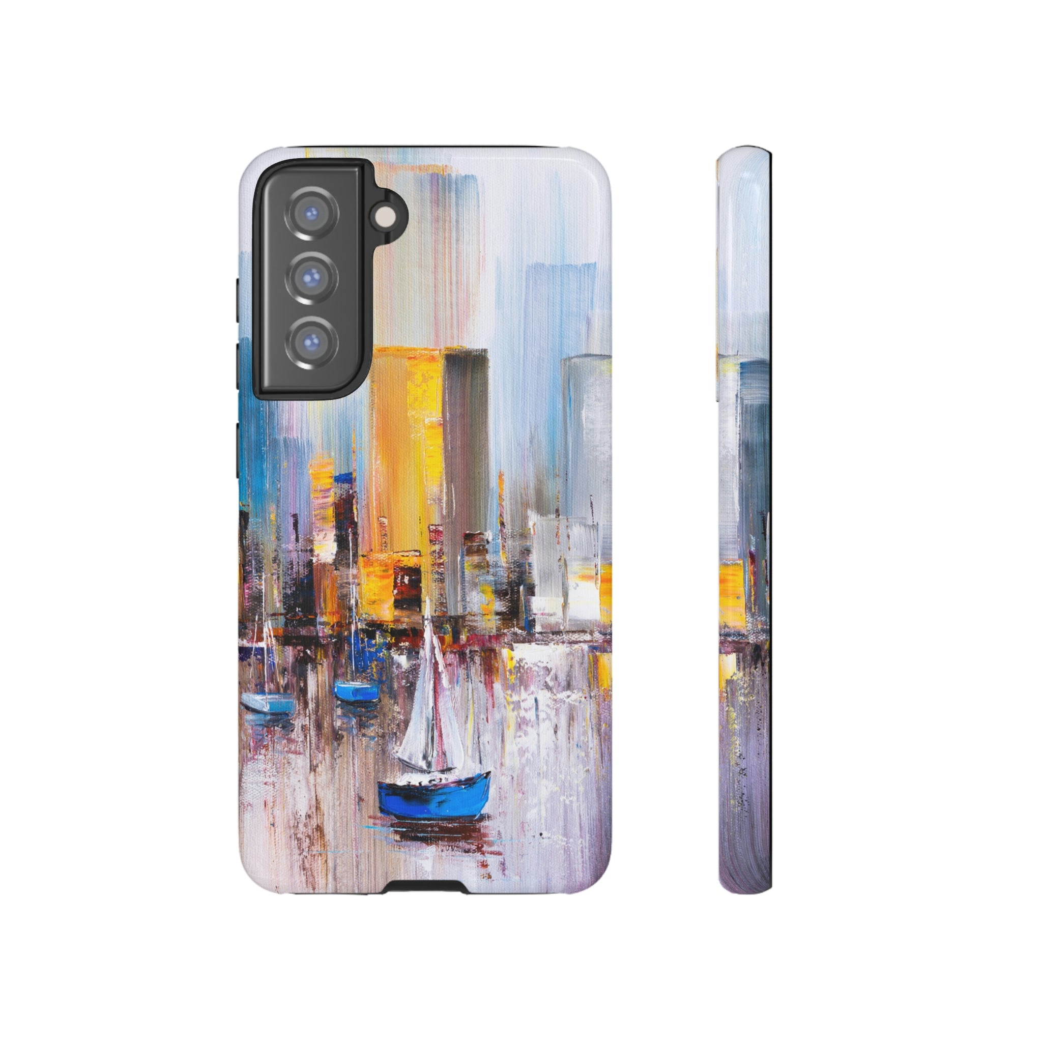 Manhattan Beach Android Case (Protective) Samsung Galaxy S21 FE Glossy Phone Case