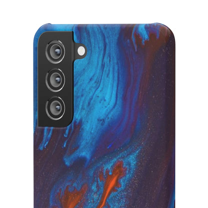 Orange Flame Ink Art Android Case (Slim) Phone Case