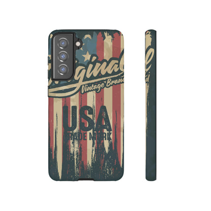 American Vintage Flag Android Case (Protective) Samsung Galaxy S21 FE Matte Phone Case