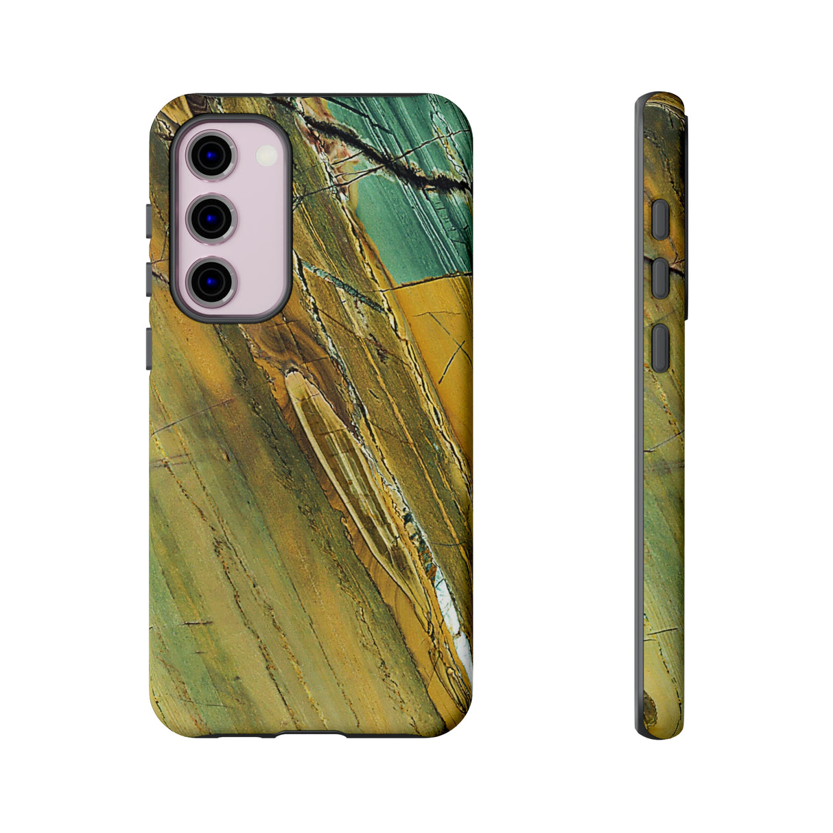 Cracked Yellow Android Case (Protective) Samsung Galaxy S23 Plus Matte Phone Case