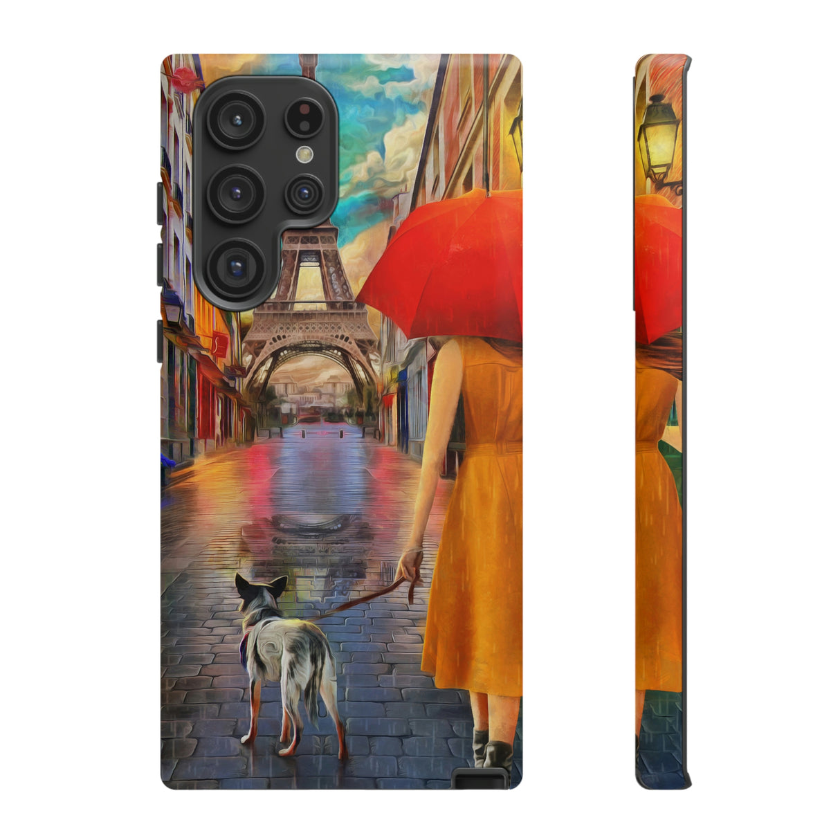 Rainy Day Paris Android Case (Protective) Samsung Galaxy S22 Ultra Matte Phone Case