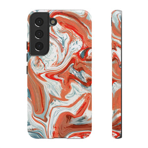 Orange Art Android Case (Protective) Samsung Galaxy S22 Glossy Phone Case