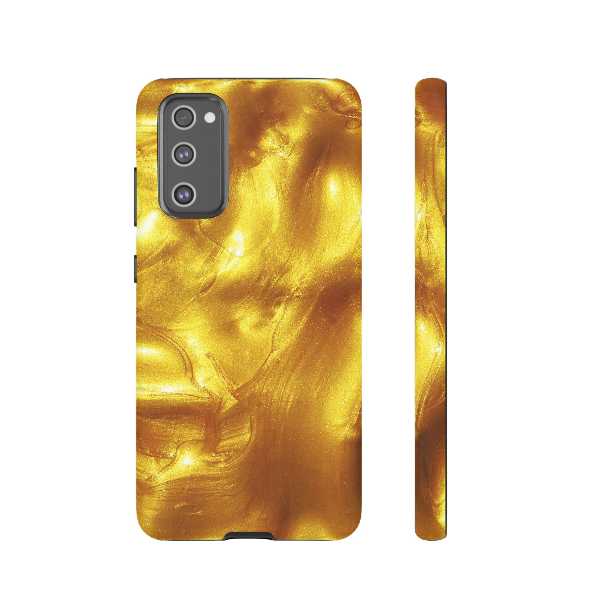 Liquid Gold Android Case (Protective) Samsung Galaxy S20 FE Matte Phone Case