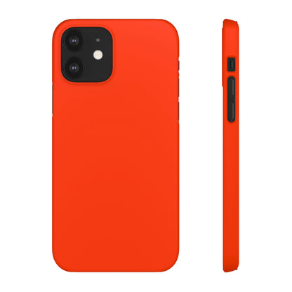 Coquelicot Orange iPhone Case (Slim) iPhone 12 Matte Phone Case