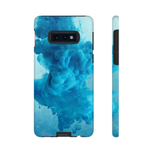 Blue Ink Android Case (Protective) Samsung Galaxy S10E Glossy Phone Case