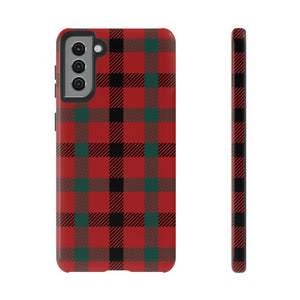 Red Flannel Android Case (Protective) Samsung Galaxy S21 Plus Glossy Phone Case