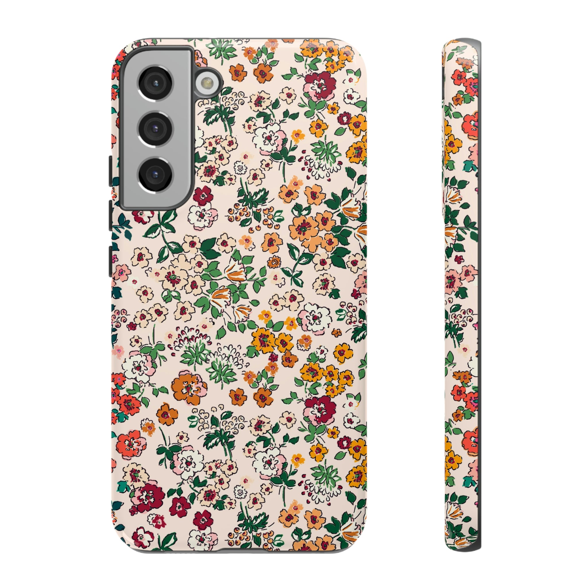 Floral Liberty Android Case (Protective) Samsung Galaxy S22 Plus Glossy Phone Case