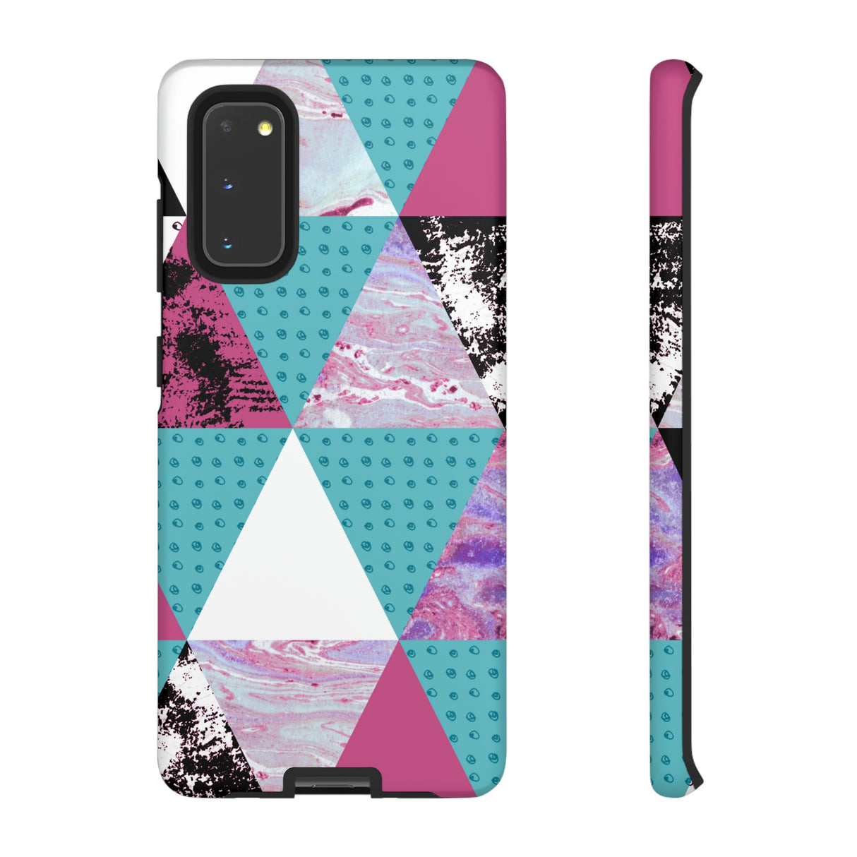 Grunge Triangles Android Case (Protective) Samsung Galaxy S20 Matte Phone Case