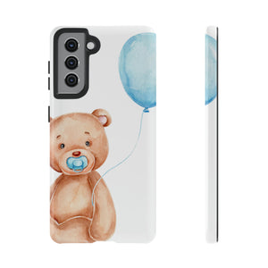 Cute Teddy Bear Android Case (Protective) Samsung Galaxy S21 Glossy Phone Case